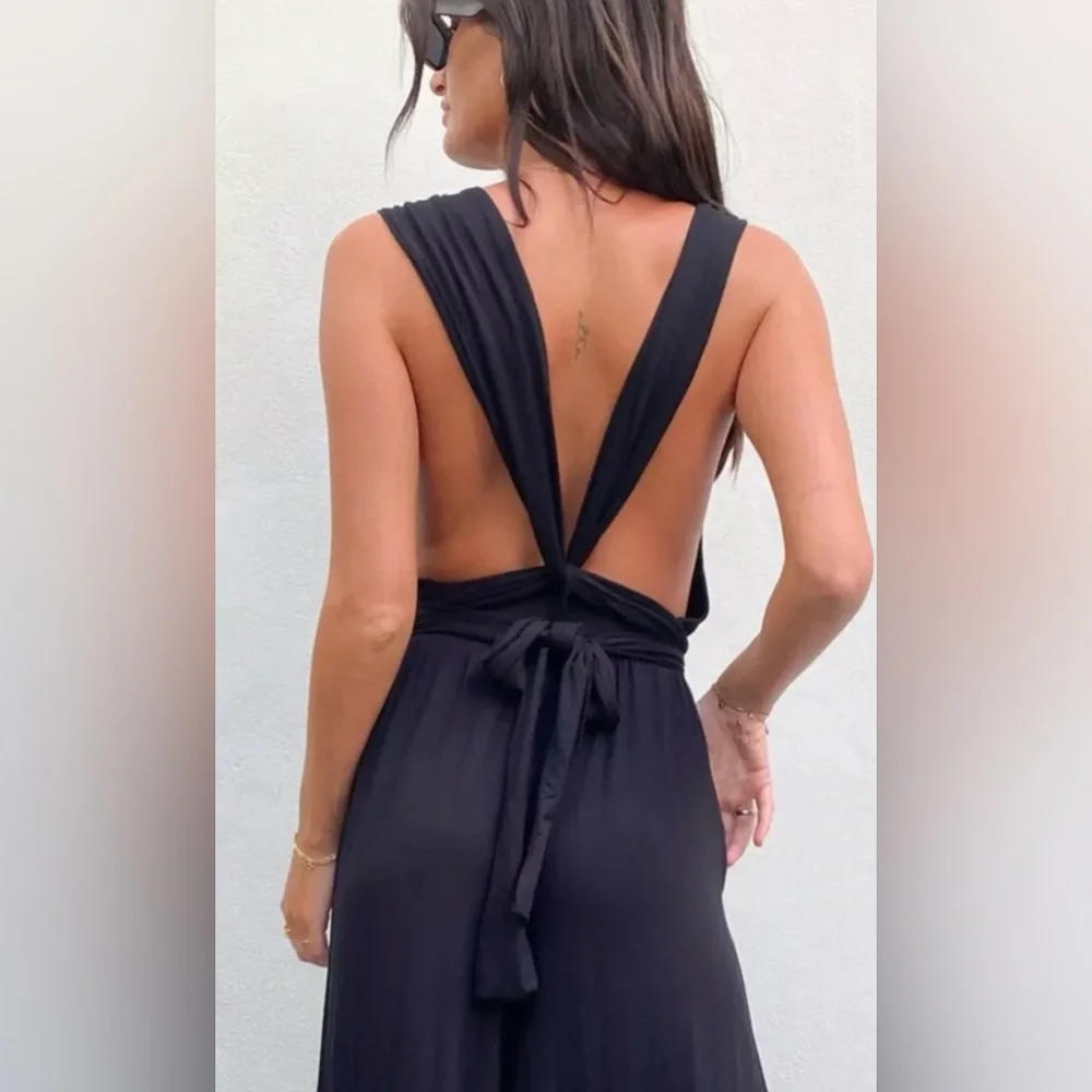 FREE PEOPLE FP BEACH Dani Multi Way Convertible One Piece Jumpsuit SZ XS NWT